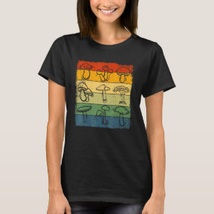 Vintage Svampar Foraging Fungi Perfekt Retro 5 T Shirt
