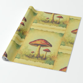 Vintage Svampar Presentpapper