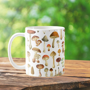 Vintage Svampmönster Kaffemugg