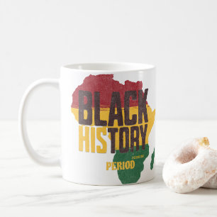 Vintage Svart Historisk Period Pan-Afrikanansk Lä Kaffemugg