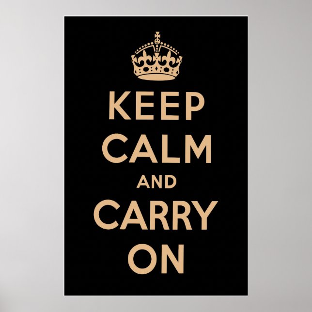 Vintage svart poster (Framsidan)