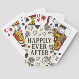 Vintage svarta och vita hjärtan rosor Cupid Casinokort