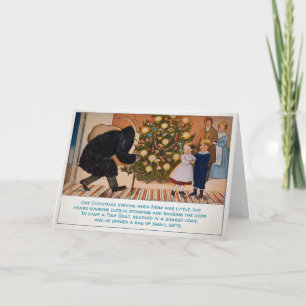 Vintage Svenskt jullkort för juble Goat Helgkort