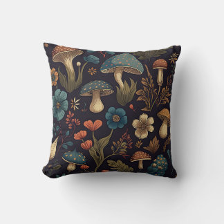 Vintage, svordomsmönster, blomsterdesign kudde