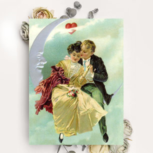 Vintage Sweethearts Valentine vykort