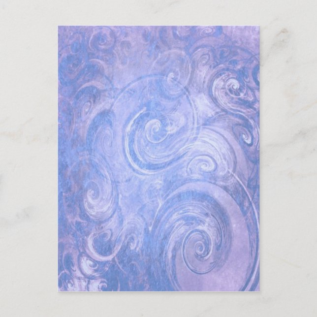 Vintage Swirls Vykort (Framsida)