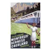 Vintage Swiss Alpernas Travel