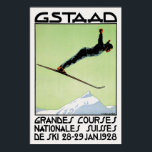 Vintage Swiss Art Deco Snö Ski Sport Competition Poster<br><div class="desc">Vintage Swiss Art Deco Snö Ski Sport Competition Poster Anime Tecknad Tecknad Fiction Manga</div>