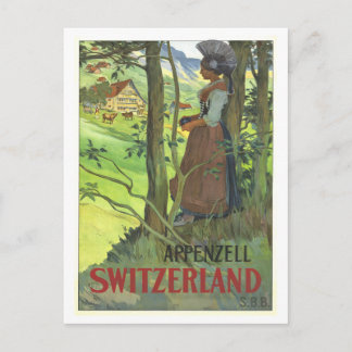 Vintage Switzerland Travel Postcard Vykort