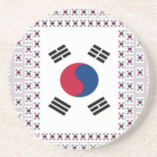 Vintage Sydkorea Underlägg Sandsten