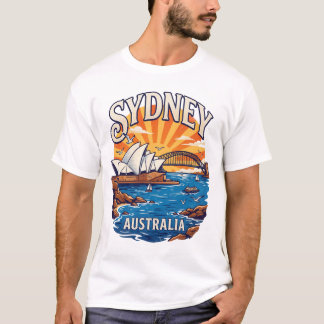 Vintage Sydney Australien Herr T-Shirt