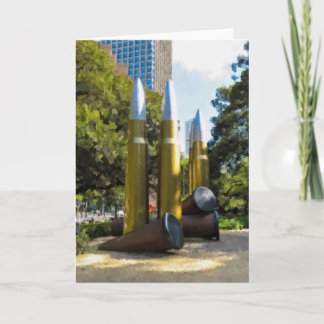 Vintage Sydney Hyde Park-minnesmärke Kort