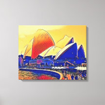 Vintage Sydney Opera House, Australien