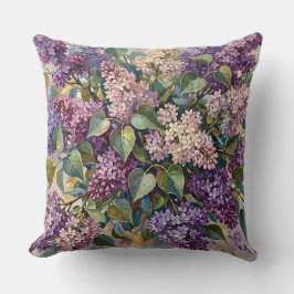 Vintage Syrliga Blommor Kudde