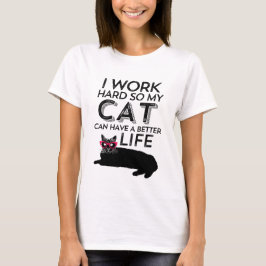 Vintage T-shirt för katt till djur
