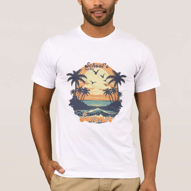 Vintage T-shirt för sommarventilation (Framsida)