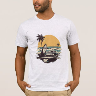 Vintage T-shirt för sommarventilation