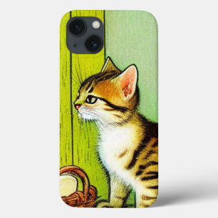 Vintage Tabby katt Illustration