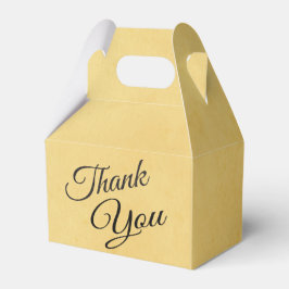 Vintage Tack Gult Guld och svart Presentaskar