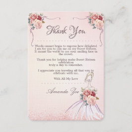 Vintage Tack /Spara vykort för födelsedatum