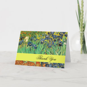 Vintage tackkort, Vincent van Gogh, Iris Tack Kort