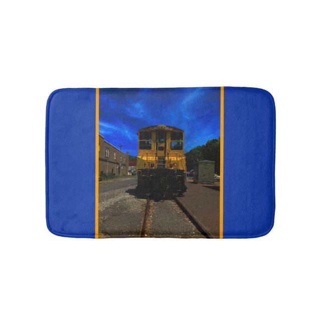 Vintage Tåg Badrumsmatta (Framsidan)