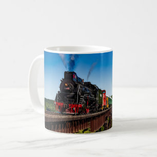 Vintage Tåg Bridge Photo Kaffemugg