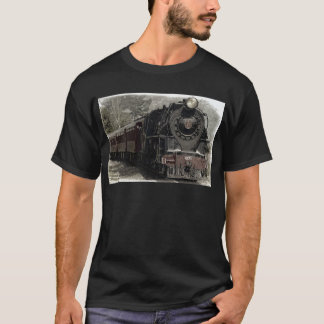 Vintage tåg dekordesign t-shirt