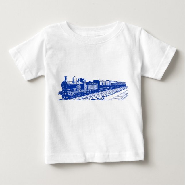 Vintage Tåg - flottan T-shirt (Framsida)