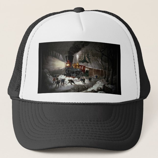 Vintage Tåg Hat Keps (Framsida)