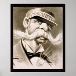 Vintage Tåg-konstruktor Poster