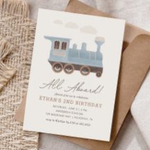 Vintage Tåg Transport födelsedag