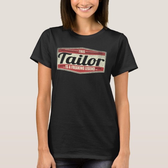 Vintage Tailor för lönesumman T Shirt (Framsida)