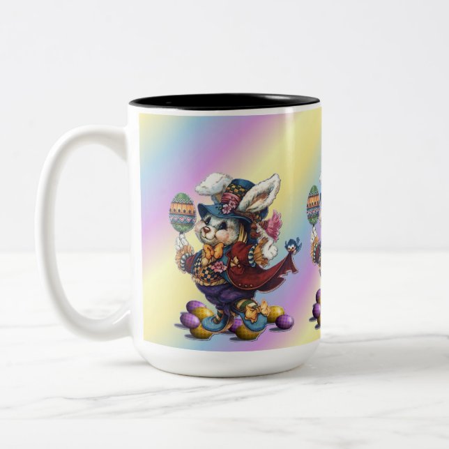 Vintage Tailrock Påskhare Coffee Mugg (Vänster)