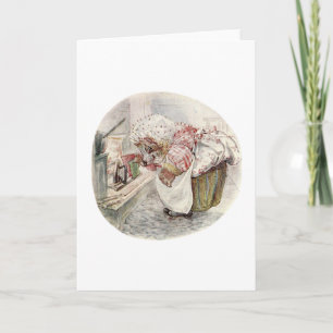 Vintage Tale of Mrs. Winkle Domestic Chores Kort