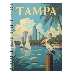 Vintage Tampa Bay Anteckningsbok