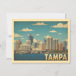 Vintage Tampa Travel Vykort