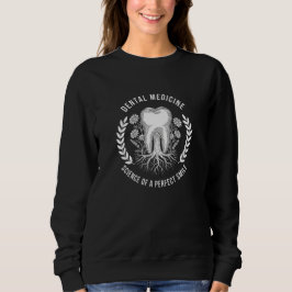 Vintage tandläkarblomma anatomi t shirt