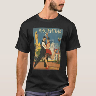 Vintage Tango Argentina Funny Tango Lovers T Shirt