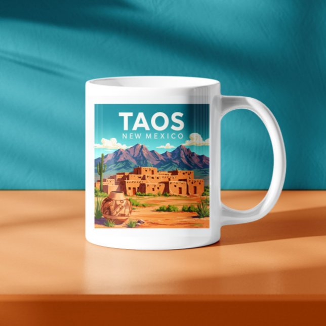 Vintage Taos New mexico Kaffemugg (Skapare uppladdad)