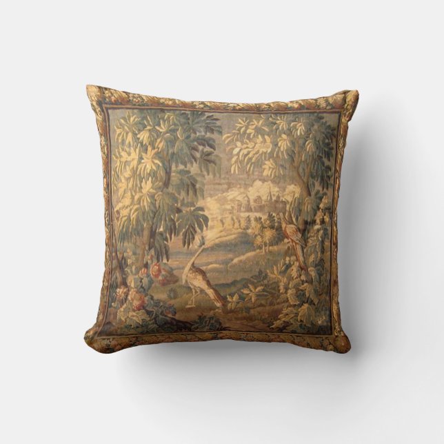 Vintage Tapestry Cushion Kudde (Framsida)