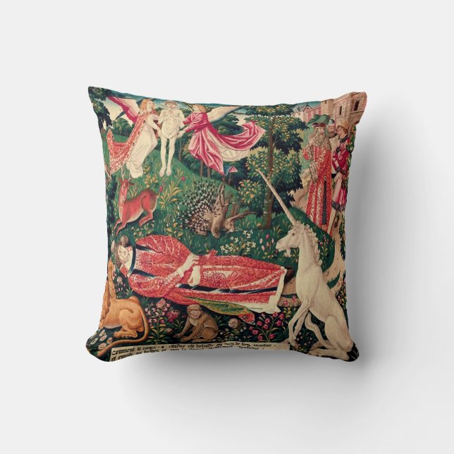 Vintage Tapestry Cushion Kudde (Framsida)