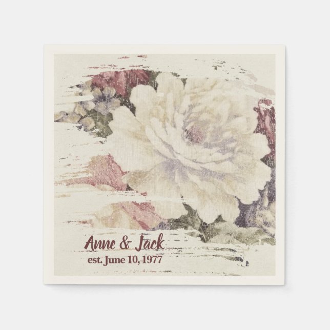 Vintage Tapestry Ro Pappersservett (Framsidan)