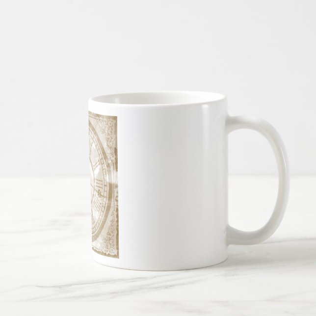 Vintage tar tid på kaffemugg (Höger)