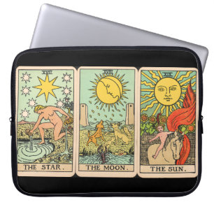 Vintage Tarot Card Trio Laptop Fodral