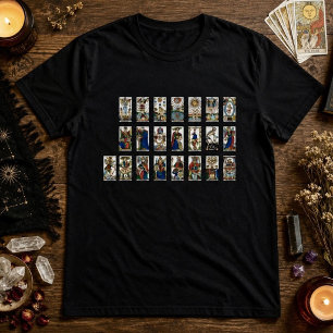 Vintage Tarotkortkollage Mystiskt Tröja