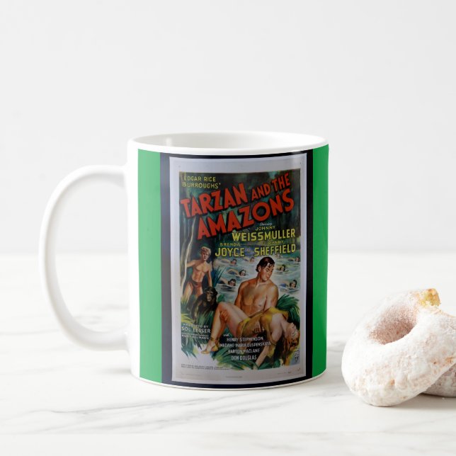 Vintage Tarzan Kaffemugg (Med munk)