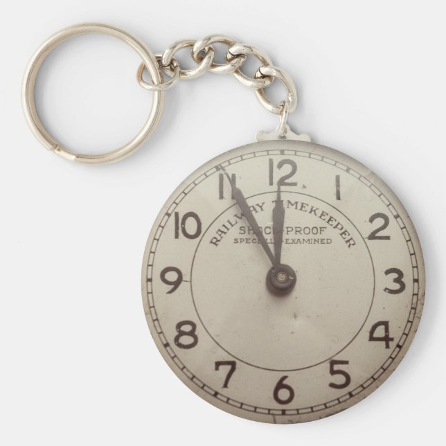 Vintage Taschenuhr Nyckelring (Framsidan)