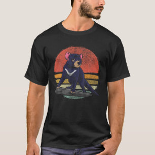 Vintage Tasmanian Djävulen Animal Retro Tasmanian T Shirt