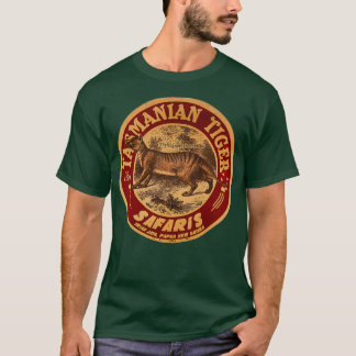 Vintage Tasmanian Tiger Safari T Shirt